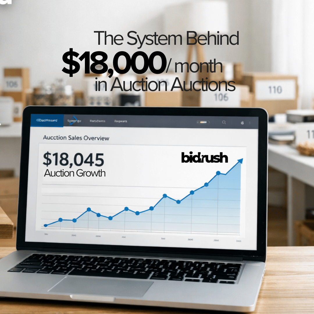 The System Behind $18,000/Month Using an Online Estate Sale Auction Platform