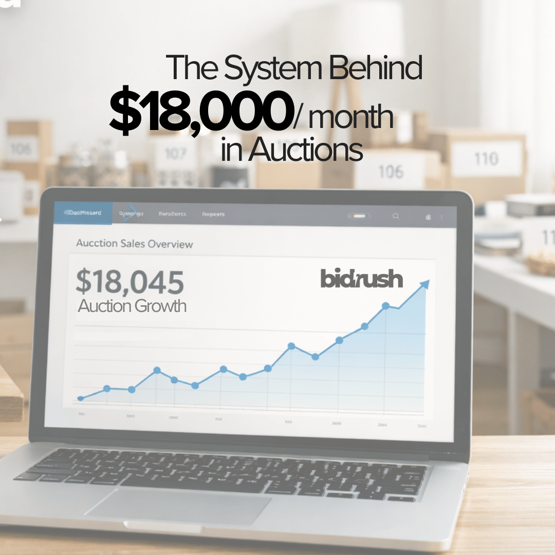 The System Behind $18,000/Month Using an Online Estate Sale Auction Platform